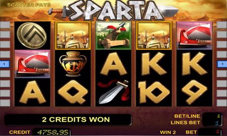 Символы, сюжет и коэффициенты автомата Sparta